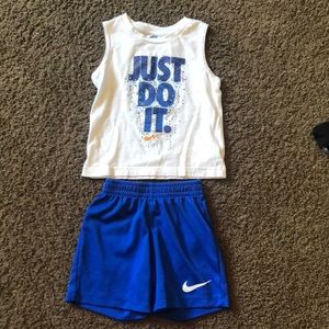 Tank top and shorts outfit